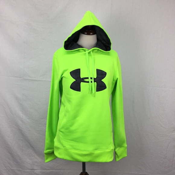under armour neon green hoodie